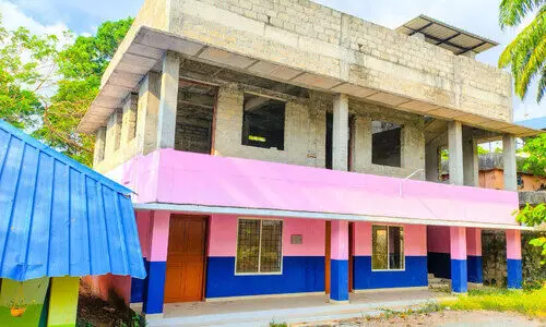 ആറ്റിങ്ങൽ ഗവ. പ്രീ പ്രൈമറി സ്കൂൾ കെട്ടിടനിർമാണം പാതിവഴിയിൽ നിലച്ചു