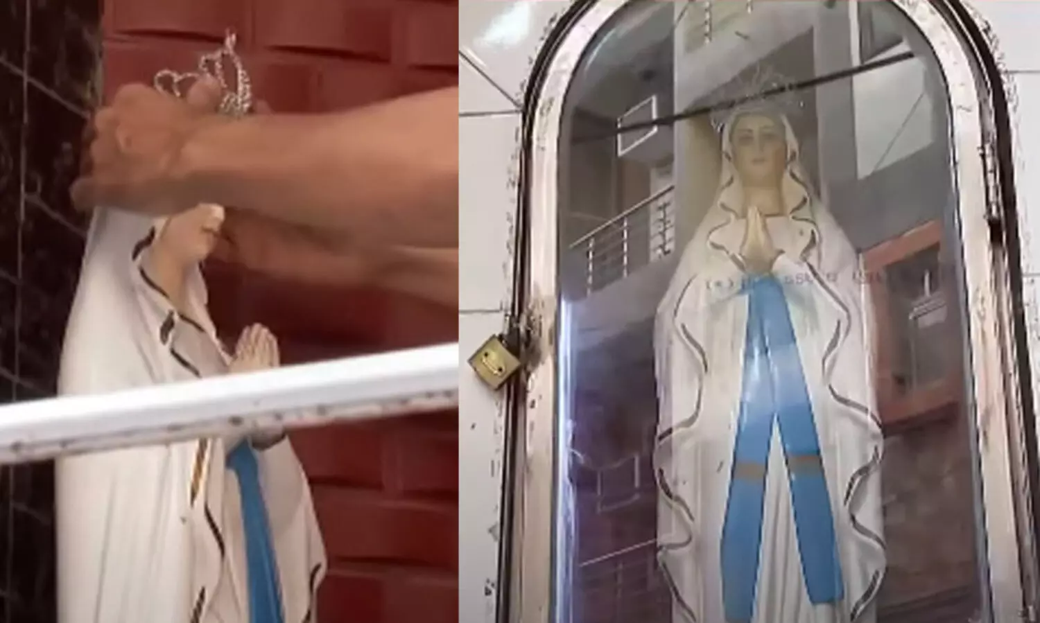 ഡൽഹിയിൽ ക്രൈസ്തവ ദേവാലയത്തിനുനേരെ ആക്രമണം; രൂപക്കൂട് എറിഞ്ഞ് തകർത്തു