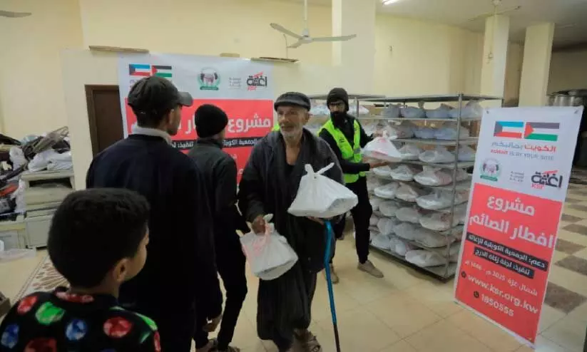 ഗ​സ്സ​ക്ക് ആ​ശ്വാ​സ​വു​മാ​യി കു​വൈ​ത്ത് സൊ​സൈ​റ്റി ഫോ​ർ റി​ലീ​ഫ്