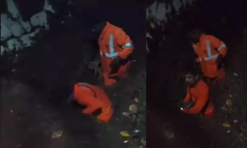 കോഴിക്കോട് മഴയ്ക്കിടെ അഴുക്കുചാലിൽവീണ് മധ്യവയസ്കനെ കാണാതായി