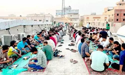 കെ.​എം.​സി.​സി അ​ൽ​സ​ഫ ഏ​രി​യ ഇ​ഫ്താ​ർ സം​ഗ​മം