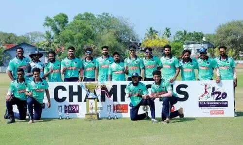 കെ.​സി.​എ പ്ര​സി​ഡ​ന്റ്സ് ക​പ്പ് റോ​യ​ൽ ചാ​മ്പ്യ​ൻ​സ്; ഫൈ​ന​ലി​ൽ ല​യ​ൺ​സി​നെ തോ​ൽ​പി​ച്ച​ത് 10 റ​ൺ​സി​ന്