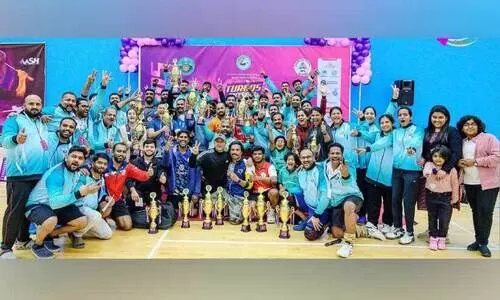 മി​ക​വി​ന്റെ വേ​ദി​യാ​യി ട​ർ​ബോ​സ് ബാ​ഡ്മി​ന്റ​ൺ ടൂ​ർ​ണ​മെ​ന്റ്