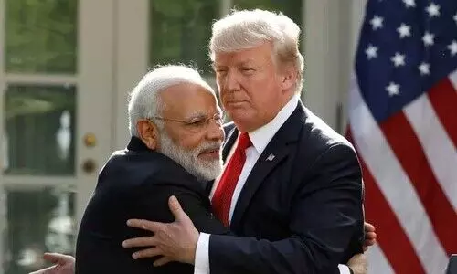 ‘ധീരനായ വ്യക്തി, ഞങ്ങൾക്ക് രണ്ടുപേർക്കും ഒരേ മനസ്സ്’; ട്രംപിനെ പുകഴ്ത്തി മോദി