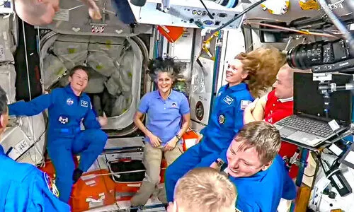 സുനിതയും സംഘവും ബുധനാഴ്ച തിരിച്ചെത്തും; പുതിയ യാത്രികർ ബഹിരാകാശ നിലയത്തിൽ