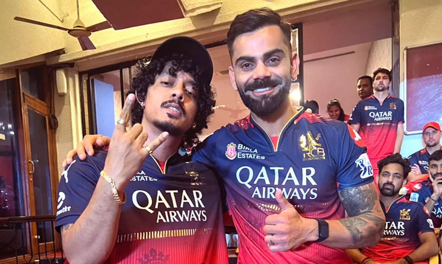 kohli and hanumankind 9887687