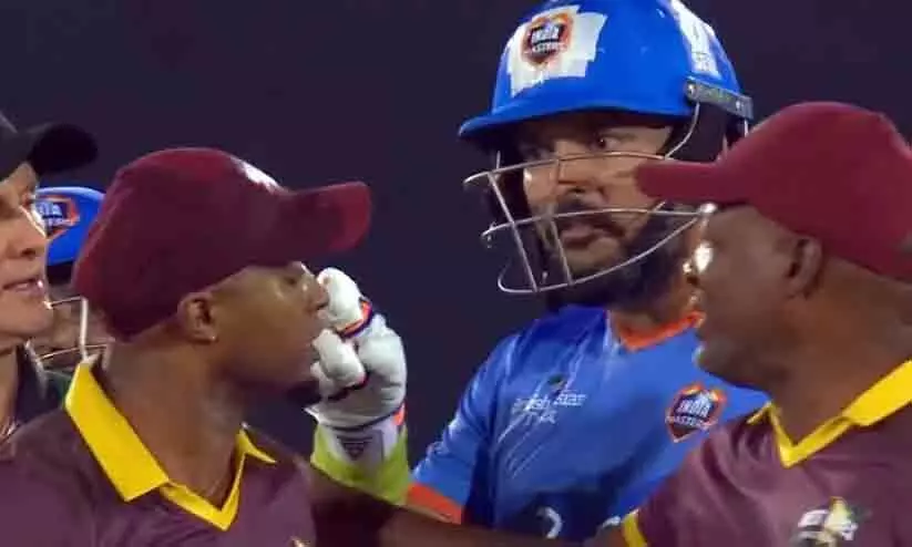 വയസ്സായാലും അഗ്രഷന് ഒരു മാറ്റവുമില്ല! മാസ്റ്റേഴ്സ് ലീഗിൽ വഴക്കിട്ട് യുവരാജും ടിനോ ബെസ്റ്റും!