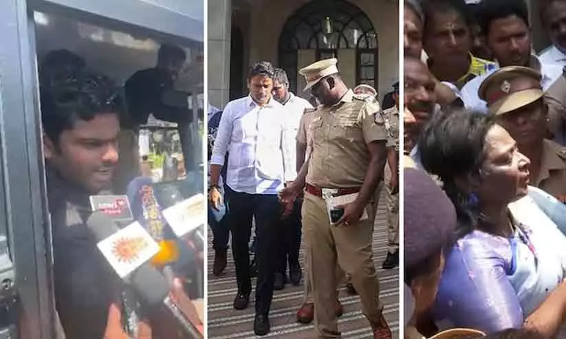 മദ്യനയ അഴിമതി: തമിഴ്നാട്ടിൽ പ്രതിഷേധം നടത്താ​നൊരുങ്ങിയ   ബി.ജെ.പി നേതാക്കൾ കസ്റ്റഡിയിൽ