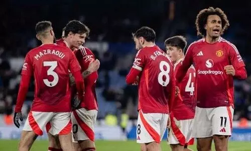 ഗോൾ വരൾച്ച അവസാനിപ്പിച്ച് ഹോയ്‍ലണ്ട്; ഗോളടിച്ചും അടിപ്പിച്ചും ബ്രൂണോ; ലെസ്റ്ററിനെ വീഴ്ത്തി യുനൈറ്റഡ്