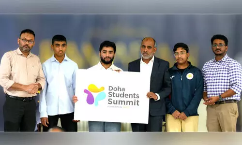 ദോ​ഹ സ്റ്റു​ഡ​ന്റ്സ് സ​മ്മി​റ്റ് ലോ​ഗോ പു​റ​ത്തി​റ​ക്കി