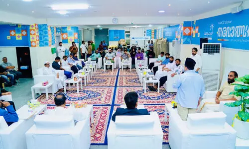 ല​ഹ​രി​ക്കെ​തി​രെ സാ​മൂ​ഹി​ക പ്ര​തി​രോ​ധ​വു​മാ​യി കെ.​എം.​സി.​സി ടേ​ബി​ൾ ടോ​ക്ക്