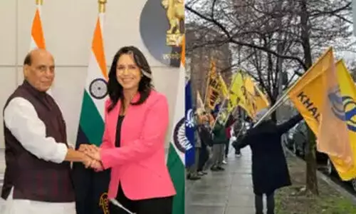 എസ്.എഫ്.ജെയുടെ ഇന്ത്യാ വിരുദ്ധ പ്രവർത്തനങ്ങളെക്കുറിച്ച് ആശങ്ക യു.എസുമായി പങ്കുവച്ച് രാജ്നാഥ് സിങ്