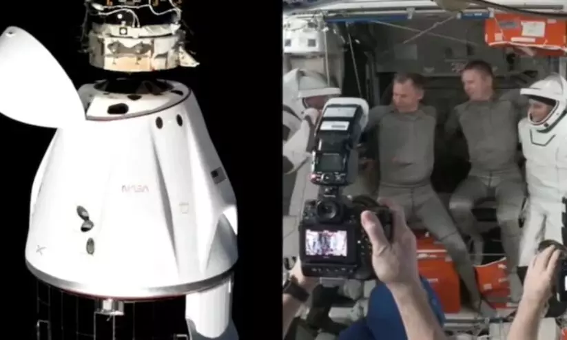 ഡ്രാഗൺ പേടകം അൺഡോക്ക് ചെയ്തു; ബഹിരാകാശ നിലയത്തോട് യാത്ര പറഞ്ഞ് സുനിത വില്യംസും വിൽമോറും  -വിഡിയോ