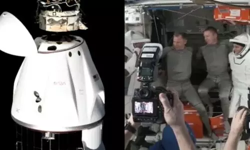 ഡ്രാഗൺ പേടകം അൺഡോക്ക് ചെയ്തു; ബഹിരാകാശ നിലയത്തോട് യാത്ര പറഞ്ഞ് സുനിത വില്യംസും വിൽമോറും  -വിഡിയോ