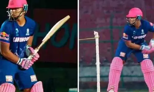 13 വയസ്സുകാരന്‍റെ ആറാട്ട്! രാജസ്ഥാന്‍റെ പരിശീലന സെഷനിൽ അടിച്ചുതൂക്കി വൈഭവ് സൂര്യവംശി-Video