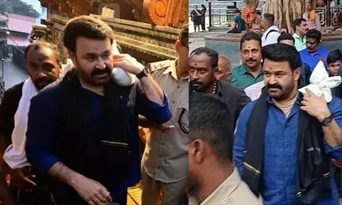 അയ്യപ്പ ദർശനത്തിനായി മോഹൻലാൽ ശബരിമലയിൽ