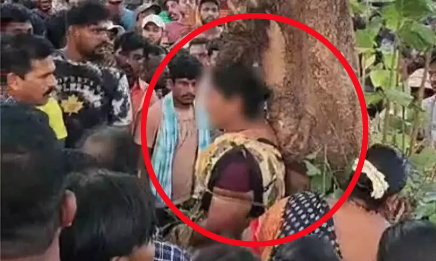 മീൻ മോഷണം ആരോപിച്ച് സ്ത്രീയെ മരത്തിൽ കെട്ടിയിട്ട് മർദിച്ചു; നാലുപേർ അറസ്റ്റിൽ