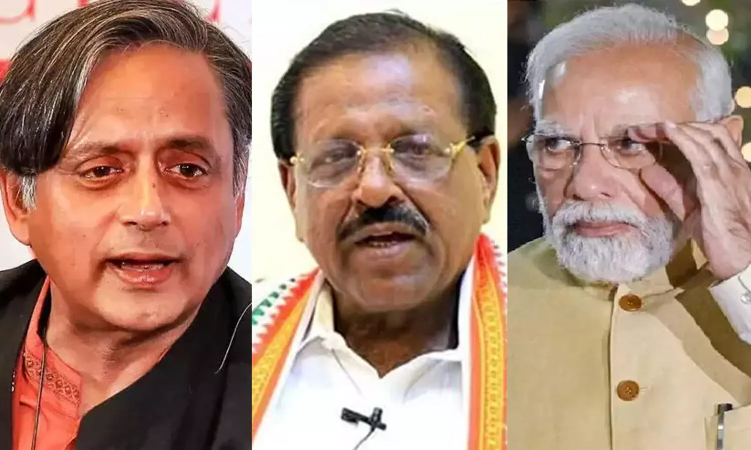 Shashi Tharoor, Rajmohan Unnithan, Narendra Modi