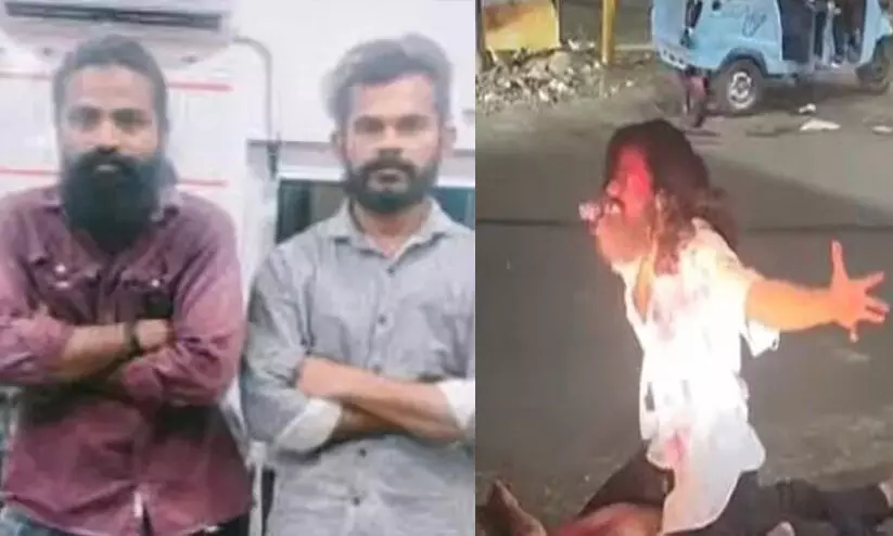 അർധരാത്രി നടുറോഡിൽ കൊലപാതകം ചിത്രീകരിച്ചു; രണ്ടു പേർ അറസ്റ്റിൽ