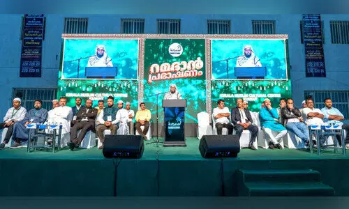 സ​ന്ന​ദ്ധ സേ​വ​നം ല​ഹ​രി​യാ​ക്കു​ക -നൗ​ഷാ​ദ് ബാ​ഖ​വി