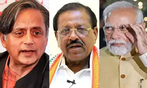 Shashi Tharoor, Rajmohan Unnithan, Narendra Modi
