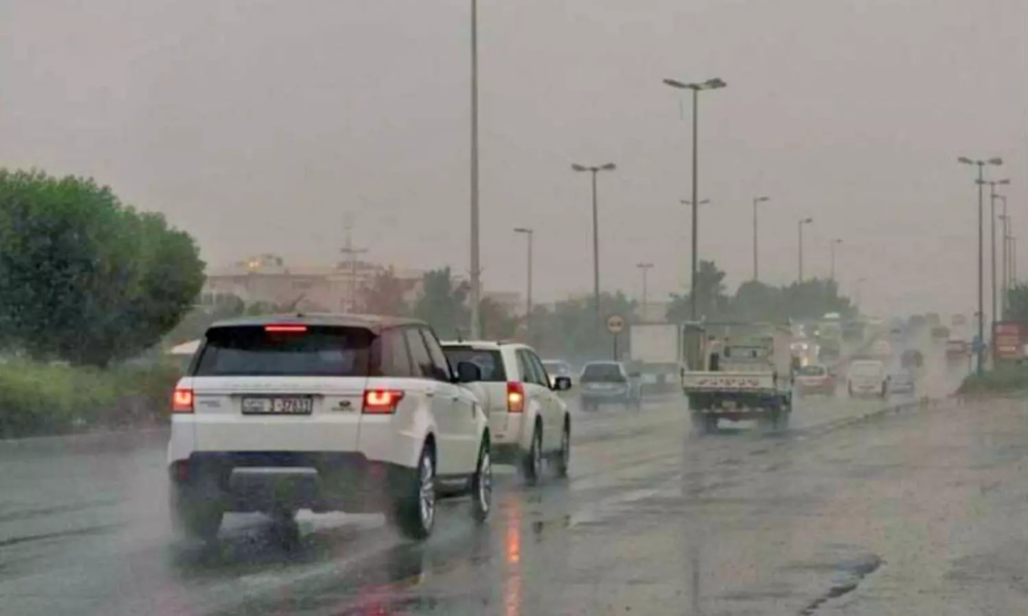 ഇ​ടി​മി​ന്ന​ലും പൊ​ടി​ക്കാ​റ്റും; ഞാ​യ​റാ​ഴ്ച വ​രെ മ​ഴ​ക്ക് സാ​ധ്യ​ത