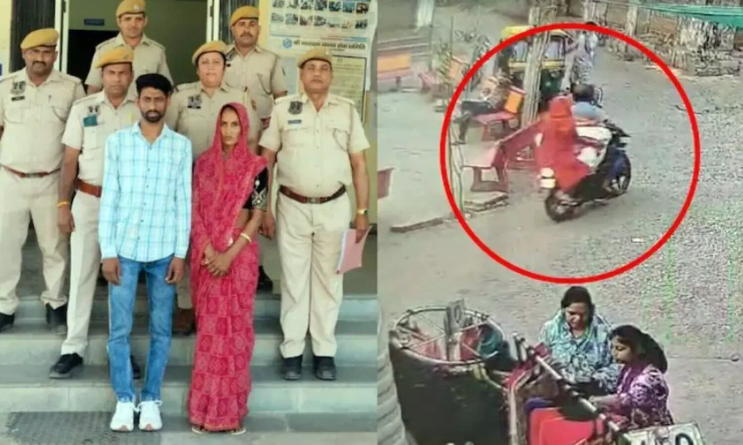 യുവതിയും കാമുകനും ചേർന്ന് ഭർത്താവിനെ കൊന്ന് ചാക്കിലാക്കി; മൃതദേഹം ബൈക്കിൽ കൊണ്ടുപോകുന്ന ദൃശ്യം സി.സി.ടി.വിയിൽ