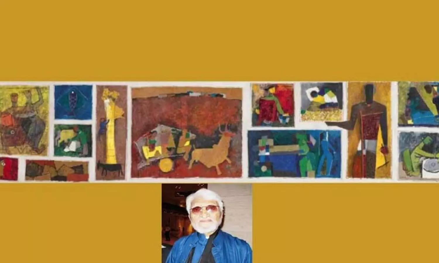 ഏറ്റവും ചെലവേറിയ ആധുനിക ഇന്ത്യൻ കലാസൃഷ്ടിയായി എം.എഫ് ഹുസൈന്റെ   ‘ഗ്രാം യാത്ര’; ചിത്രം ലേലത്തിൽ പോയത്   100 കോടി​യിലേറെ രൂപക്ക്