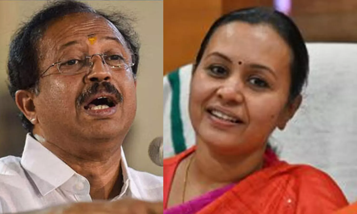 v muraleedharan veena george