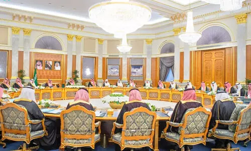 Saudi cabinet meeting Saudi cabinet meeting