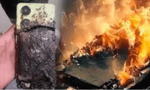 ബൈക്ക് ഓടിക്കുന്നതിനിടെ മൊബൈൽ ഫോൺ പൊട്ടിത്തെറിച്ച് യുവാവിന് ഗുരുതര പരിക്ക്