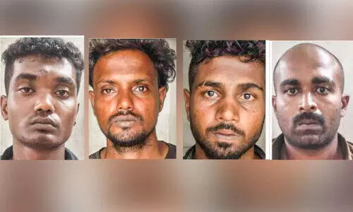 ബാർ ജീവനക്കാരന്‍റെ കഴുത്തിൽ കത്തി​െവച്ച് കവർച്ച; നാലുപേർ പിടിയിൽ