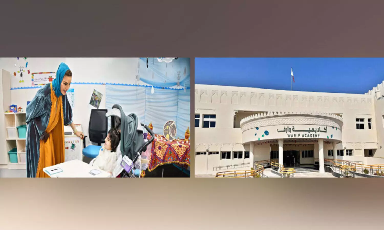 വാ​രി​ഫ് അ​ക്കാ​ദ​മി സ​ന്ദ​ർ​ശി​ച്ച് ശൈ​ഖ മൗ​സ