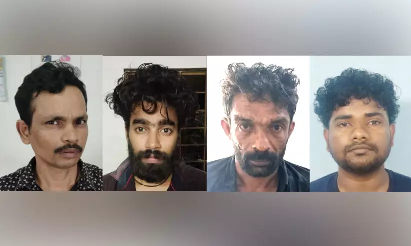 ലഹരിവേട്ട; നാലുപേർകൂടി കഞ്ചാവുമായി അറസ്റ്റിൽ