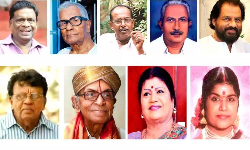 മെങ്കാമ്പ് ഗോപാലകൃഷ്ണൻ,കെ. രാഘവൻ,ആഹ്വാൻ സെബാസ്റ്റ്യൻ,ജി. കുമാരപിള്ള,യേശുദാസ്,സീറോ ബാബു,പി.ബി. ശ്രീനിവാസ്,എൽ.ആർ. ഈശ്വരി,എൽ.ആർ. അഞ്ജലി