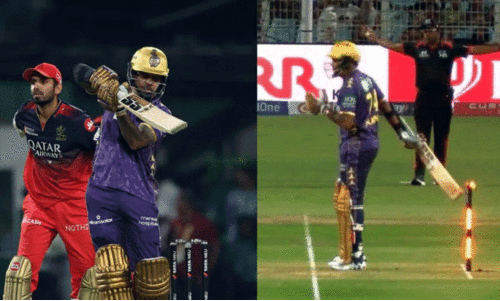 നരെയ്ന്‍റെ ബാറ്റ് വിക്കറ്റിൽ കൊണ്ടിട്ടും ഔട്ട് നൽകിയില്ല; കാരണം ഇതാണ്..