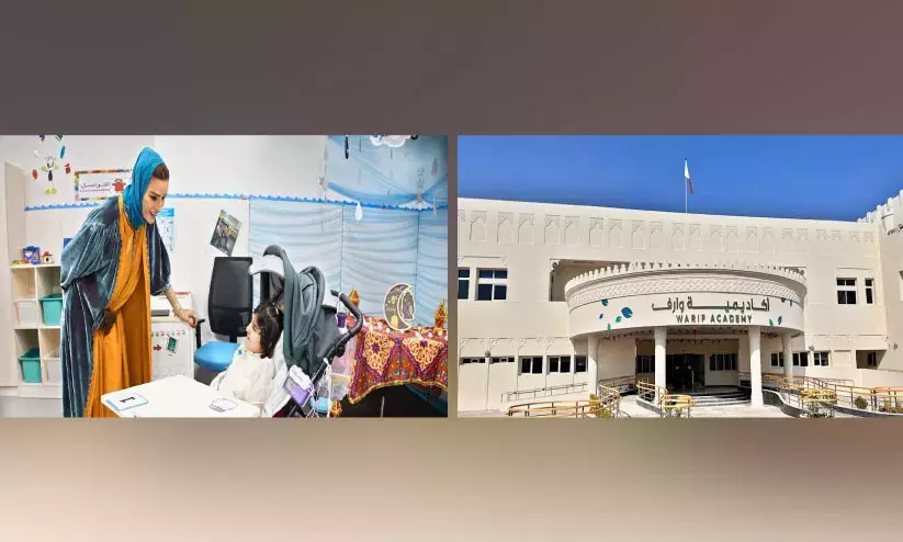 വാ​രി​ഫ് അ​ക്കാ​ദ​മി സ​ന്ദ​ർ​ശി​ച്ച് ശൈ​ഖ മൗ​സ