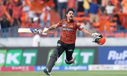 കത്തിപ്പടർന്ന് ഇഷാൻ; രാജസ്ഥാന് മുന്നിൽ റൺമല തീർത്ത് സൺറൈസേഴ്സ്,  287 റൺസ് വിജയലക്ഷ്യം