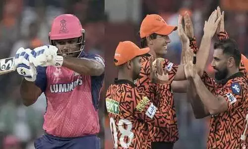 ആഞ്ഞുപിടിച്ചിട്ടും റൺമലയിൽ തെന്നി വീണ് സഞ്ജുവും സംഘവും; സൺറൈസേഴ്സിന് 44 റൺസ് ജയം