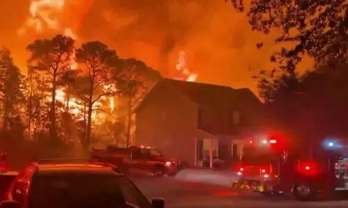 Wildfires US Carolina