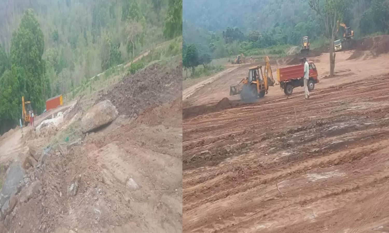 നിയമസഭയിൽ ആദിവാസി ഭൂമി കൈയേറ്റം തടയുമെന്ന് മന്ത്രി പ്രഖ്യാപിക്കുമ്പോഴും അട്ടപ്പാടിയിൽ ഉരുളുന്നത് മണ്ണുമാന്തിയന്ത്രം