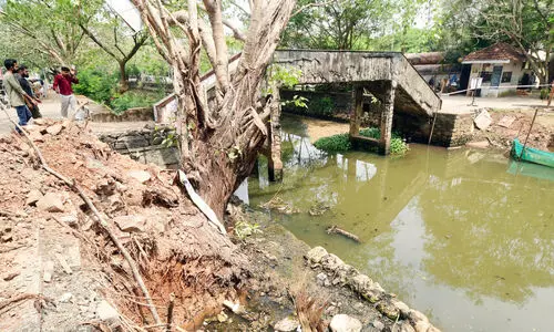 സരോവരം ബയോ പാർക്കിലേക്കുള്ള പാലത്തിന്‍റെ നിർമാണം തുടങ്ങി