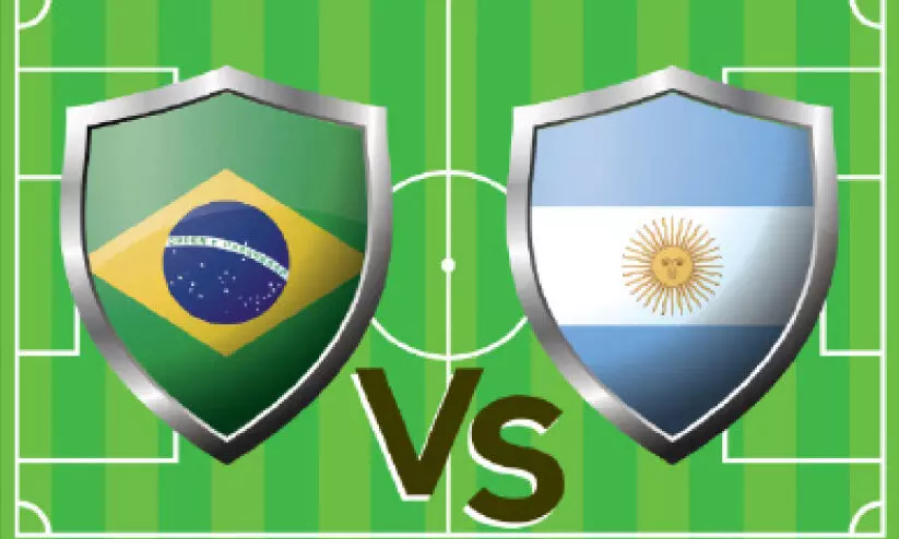 ലോ​ക​ക​പ്പ് യോ​ഗ്യ​ത; അ​ർ​ജ​ന്റീ​ന-​ബ്ര​സീ​ൽ മത്സരം നാ​ളെ