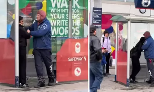 മുഖത്തേക്ക് വെള്ളമൊഴിച്ചു; ജാക്കറ്റിൽ കുത്തിപ്പിടിച്ചു, കാനഡയിൽ ഇന്ത്യൻ യുവതിക്ക് മർദനം