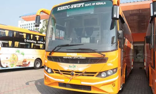 പ​ത്ത​നം​തി​ട്ട സ്വി​ഫ്റ്റ് ഗ​രു​ഡ എ.​സി ബ​സ് സ​ർ​വി​സ് സ​മ​യ​ത്തി​ൽ മാ​റ്റം