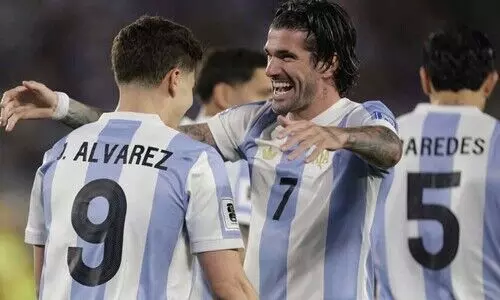 ‘ഞങ്ങളാണ് മികച്ച ടീം, ഇനിയെങ്കിലും ബഹുമാനിക്കൂ...’; തകർപ്പൻ ജയത്തിനു പിന്നാലെ റാഫിഞ്ഞക്ക് മറുപടിയുമായി ഡി പോൾ ‘ഞങ്ങളാണ് മികച്ച ടീം, ഇനിയെങ്കിലും ബഹുമാനിക്കൂ...’; തകർപ്പൻ ജയത്തിനു പിന്നാലെ റാഫിഞ്ഞക്ക് മറുപടിയുമായി ഡി പോൾ