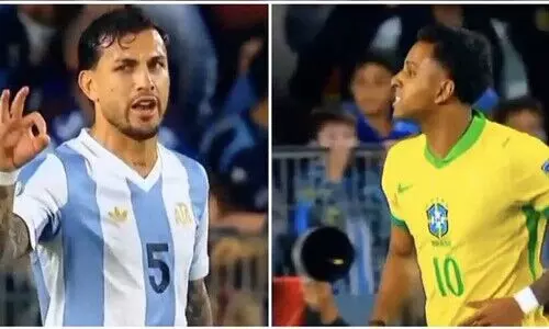 ‘എനിക്ക് ഒരു ലോകകപ്പും രണ്ടു കോപ്പ അമേരിക്ക കിരീടവുമുണ്ട്, നീ വട്ടപൂജ്യം!’ കളത്തിൽ ഏറ്റുമുട്ടി റോഡ്രിഗോയും പരേഡസും