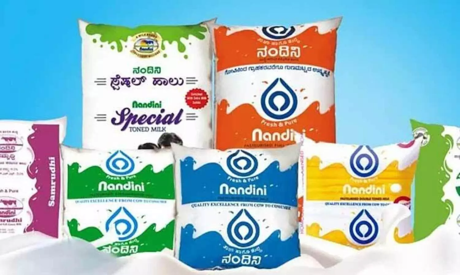 നന്ദിനി പാലിന്റെ വില ലിറ്ററിന് നാല് രൂപ കൂട്ടി