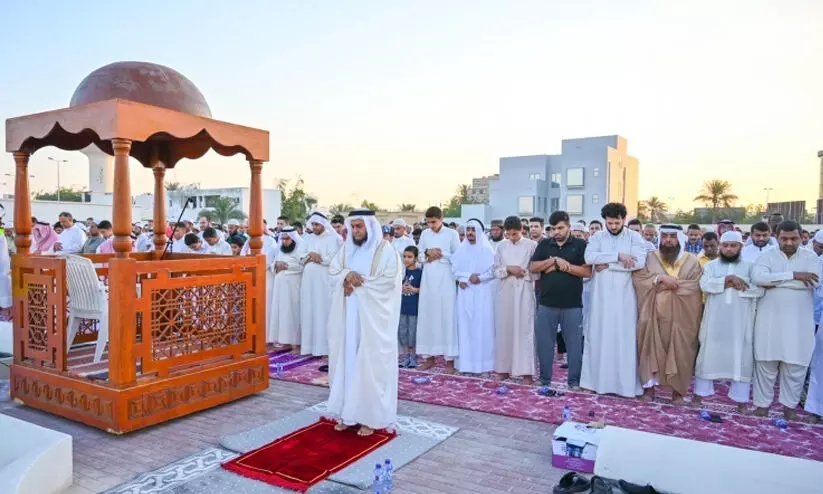 അ​ജ്മാ​നി​ല്‍ ആ​ദ്യ​മാ​യി മ​ല​യാ​ളി ഈ​ദ് ഗാ​ഹ്