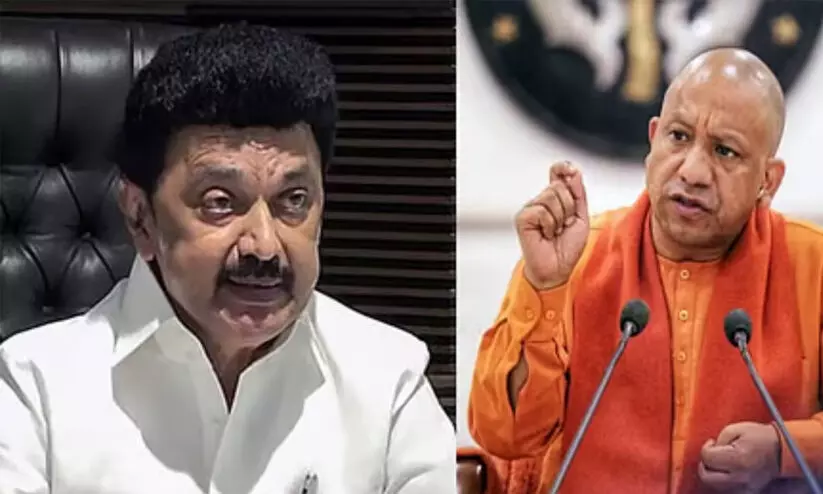 യോഗി ആദിത്യനാഥ് ഞങ്ങളെ വെറുപ്പിനെ കുറിച്ച് പഠിപ്പിക്കുന്നു; വിമർശനവുമായി സ്റ്റാലിൻ